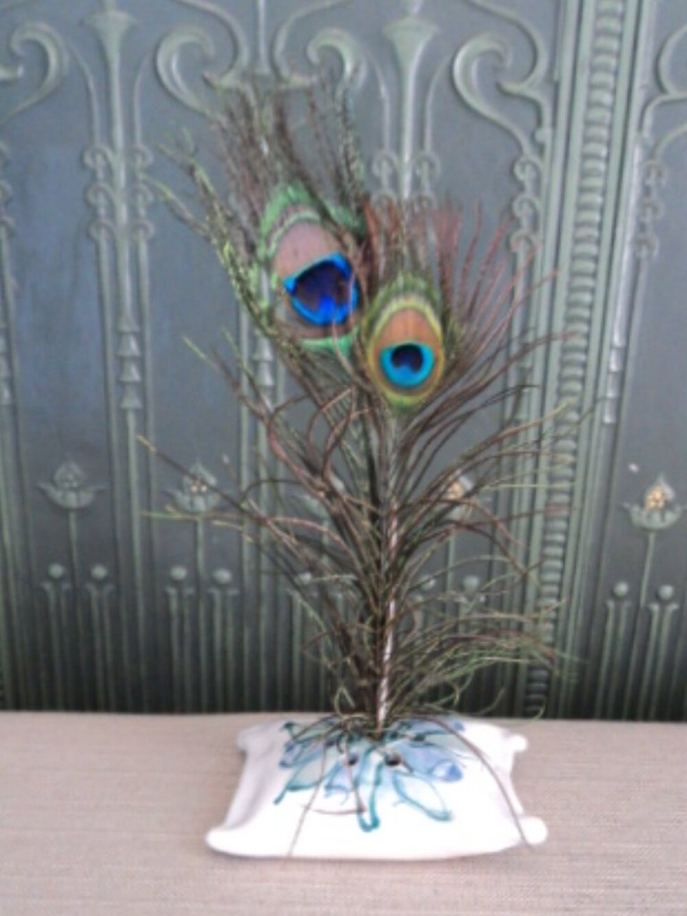 Handmade Studio Art Pottery Ikebana Flower Frog – Floral Arranger